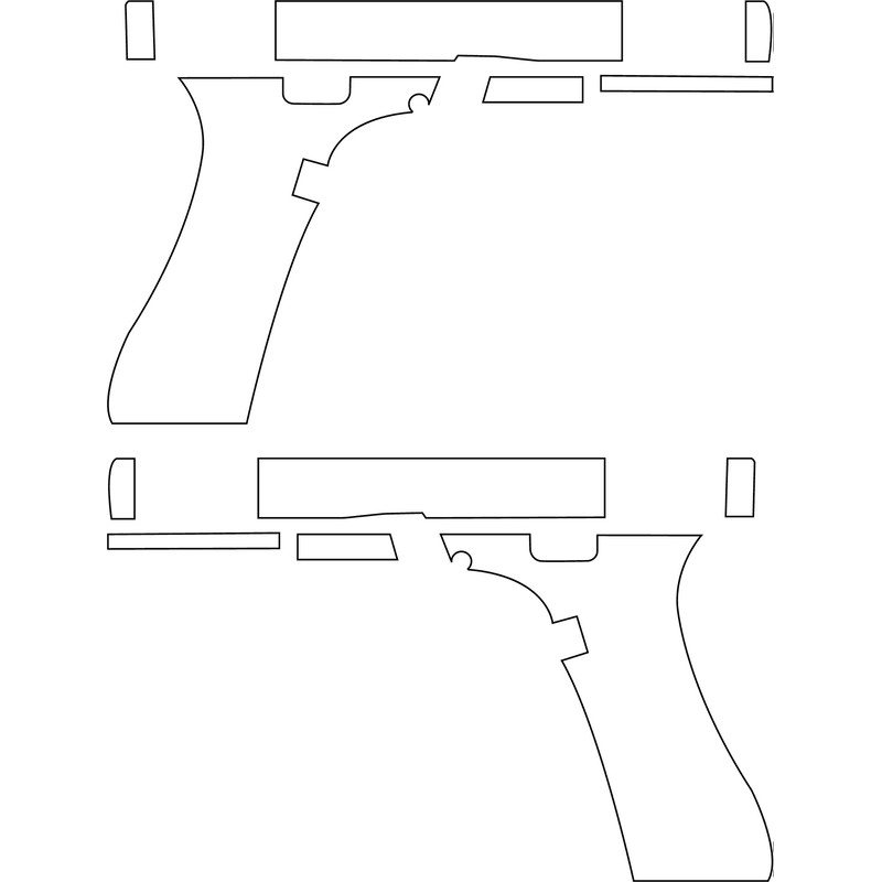 GLOCK 17  GEN 5 BLANK GUN TEMPLATE VECTOR FILE.jpg