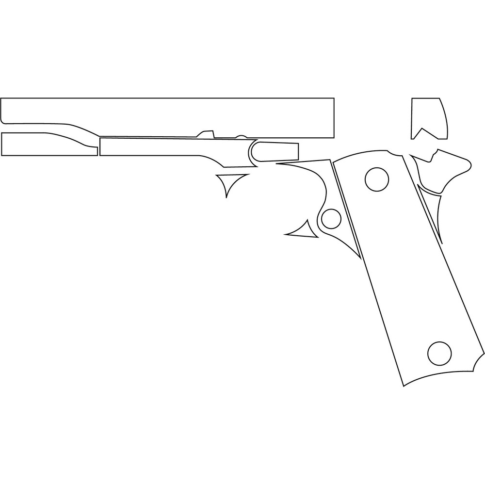 WWII COLT 1911 BLANK GUN TEMPLATE VECTOR FILE.jpg
