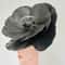 Black and mirror silver Hair clip Halloween outfit.jpg