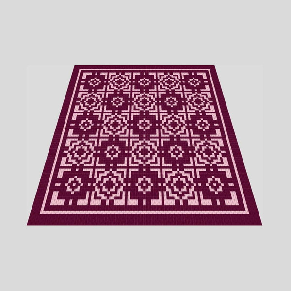 loop-yarn-finger-knitted-mosaic-blanket-2
