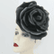 black rose hat Kentucky Derby headdress Church hat dramatic image Magic Black Couture.jpg