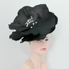 Giant black poppy hat Halloween headdress Gothic style.jpg