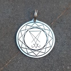 Pendant with Sigil of Lucifer