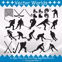 Hockey svg, Hockey's svg, Sports, Sport, SVG, ai, pdf, eps, svg, dxf, png, Vector