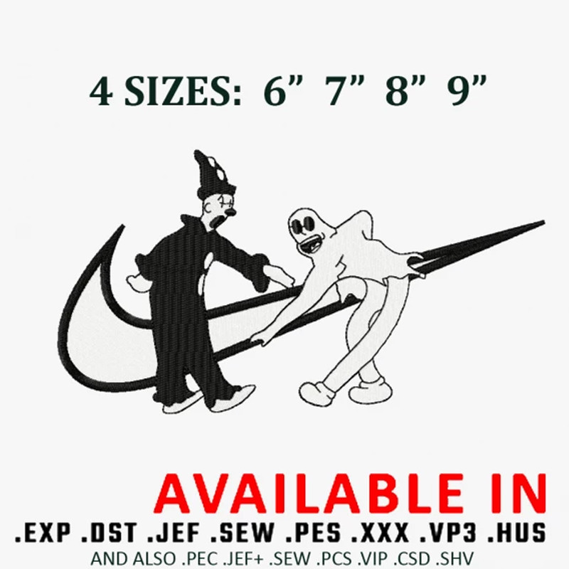 Horror halloween Embroidery Design