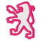 Logo peugeot car embroidery design