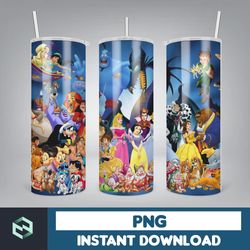 cartoon 90s tumbler wrap, 20 oz cartoon tumbler png image sublimation, 90s cartoon animated tumbler cup (1)