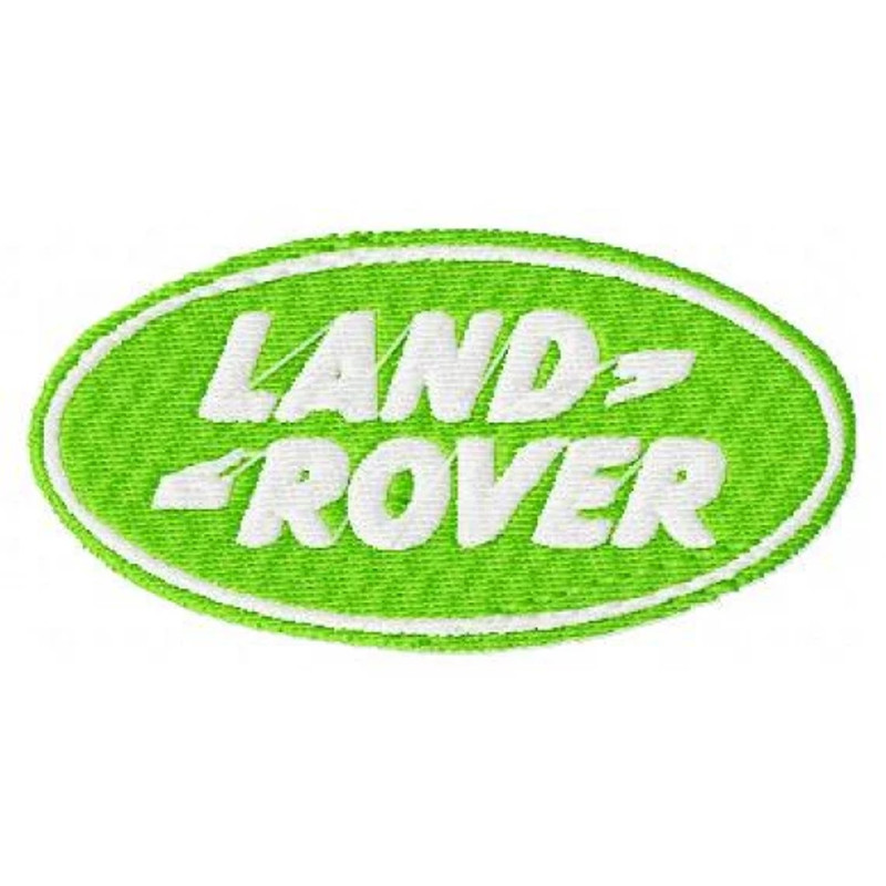 Land rover car logo embroidery design