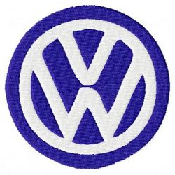 volkswagen car logo embroidery design, car embroidery, car design, logo design, embroidered shirt, digital download