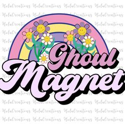 ghoul magnet chick magnet halloween boys ghost png, funny halloween png, family matching shirt, png for cricut