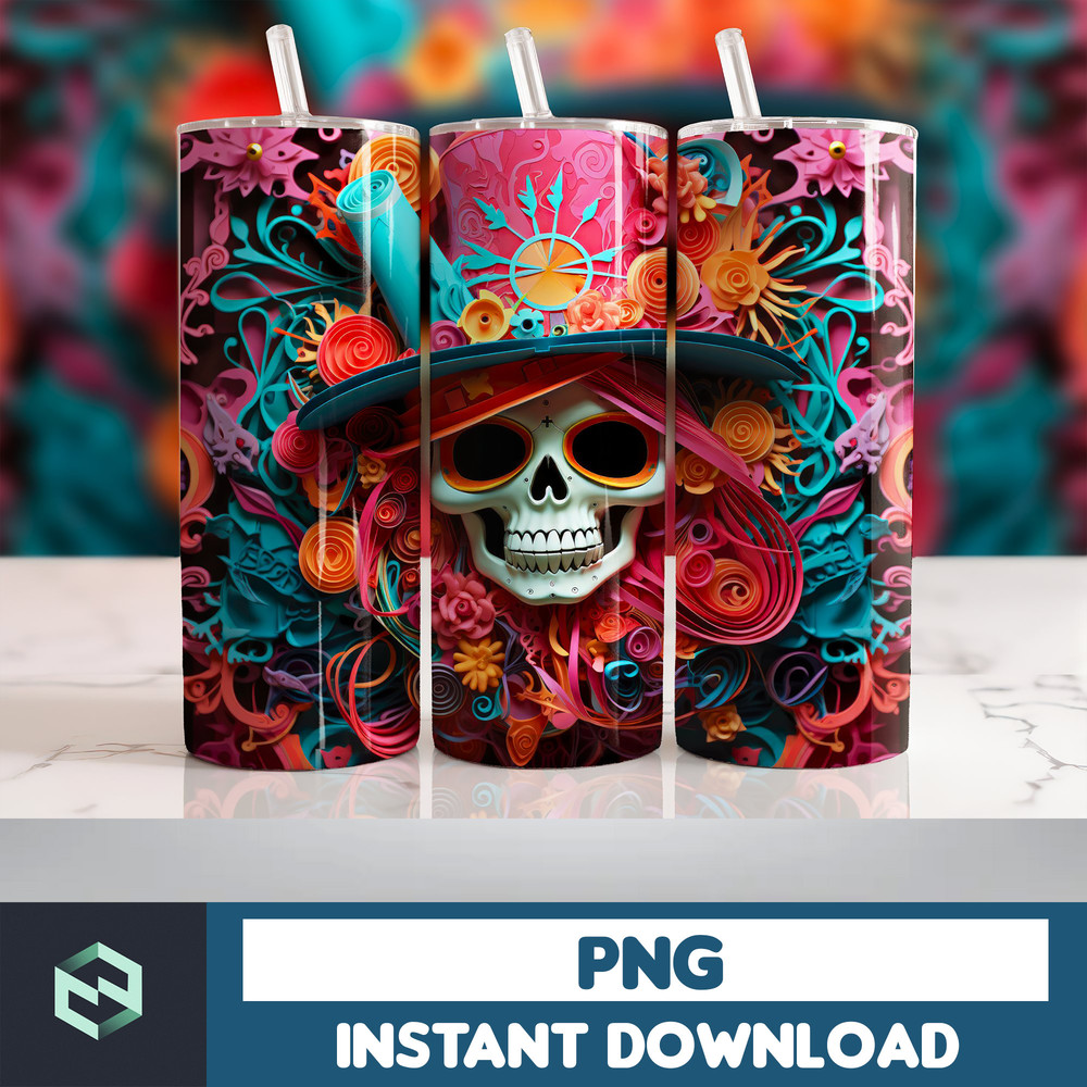 Halloween Tumbler Wrap, 20 oz Skinny Tumbler Sublimation Design, Straight Tumbler Wrap PNG, Spooky Fall PNG (20).jpg