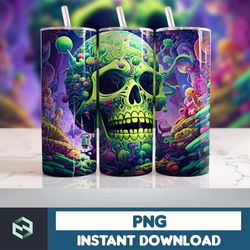 Halloween Tumbler Wrap, 20 oz Skinny Tumbler Sublimation Design, Straight Tumbler Wrap PNG, Spooky Fall PNG (21)