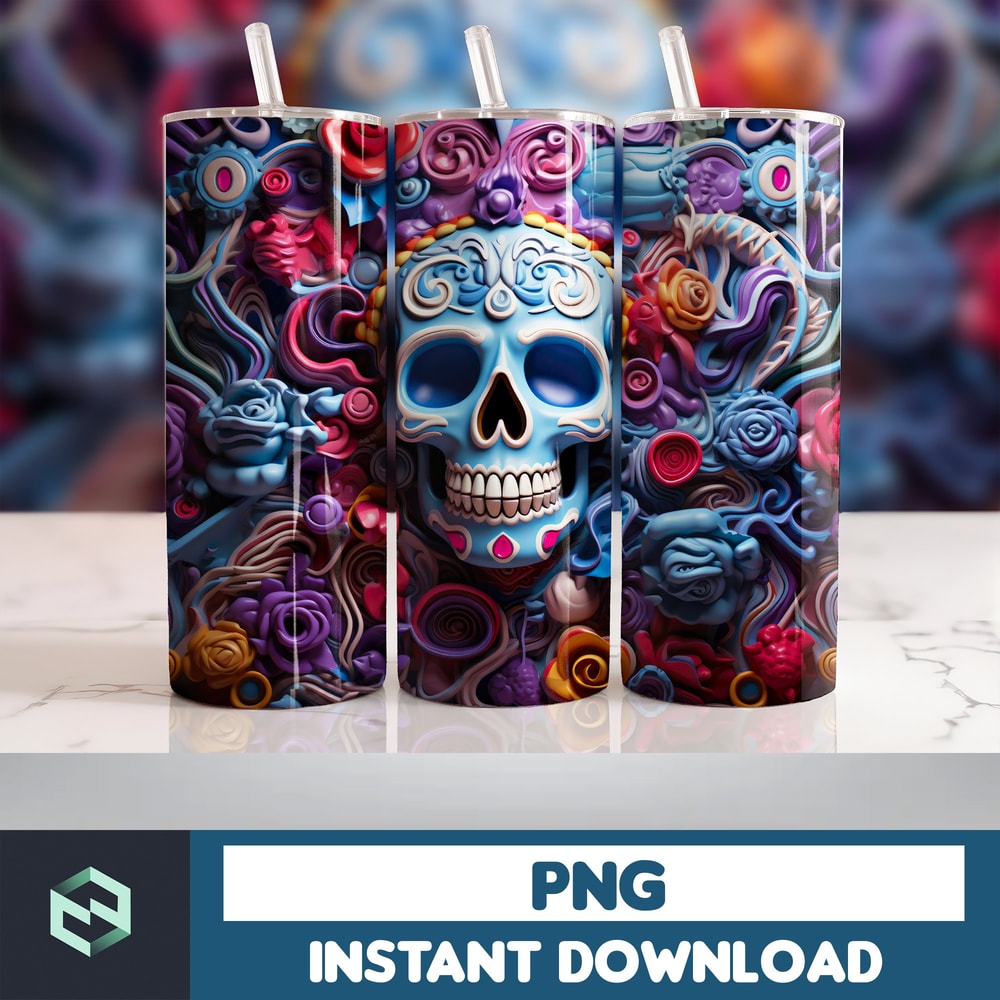 Halloween Tumbler Wrap, 20 oz Skinny Tumbler Sublimation Design, Straight Tumbler Wrap PNG, Spooky Fall PNG (24).jpg