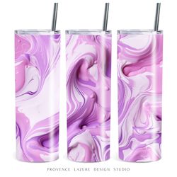 Pink Liquid Ink Marble 20 oz Skinny Tumbler Sublimation Design Digital Instant Download PNG 20 oz Tumbler Wrap DIGITAL