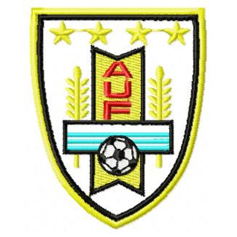 Uruguay logo embroidery design