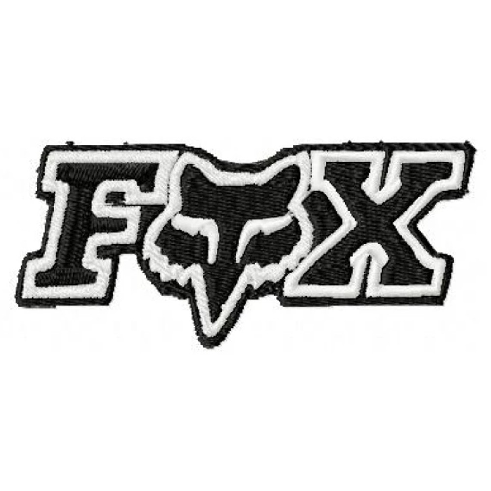 Fox Racing Logo Embroidery Design