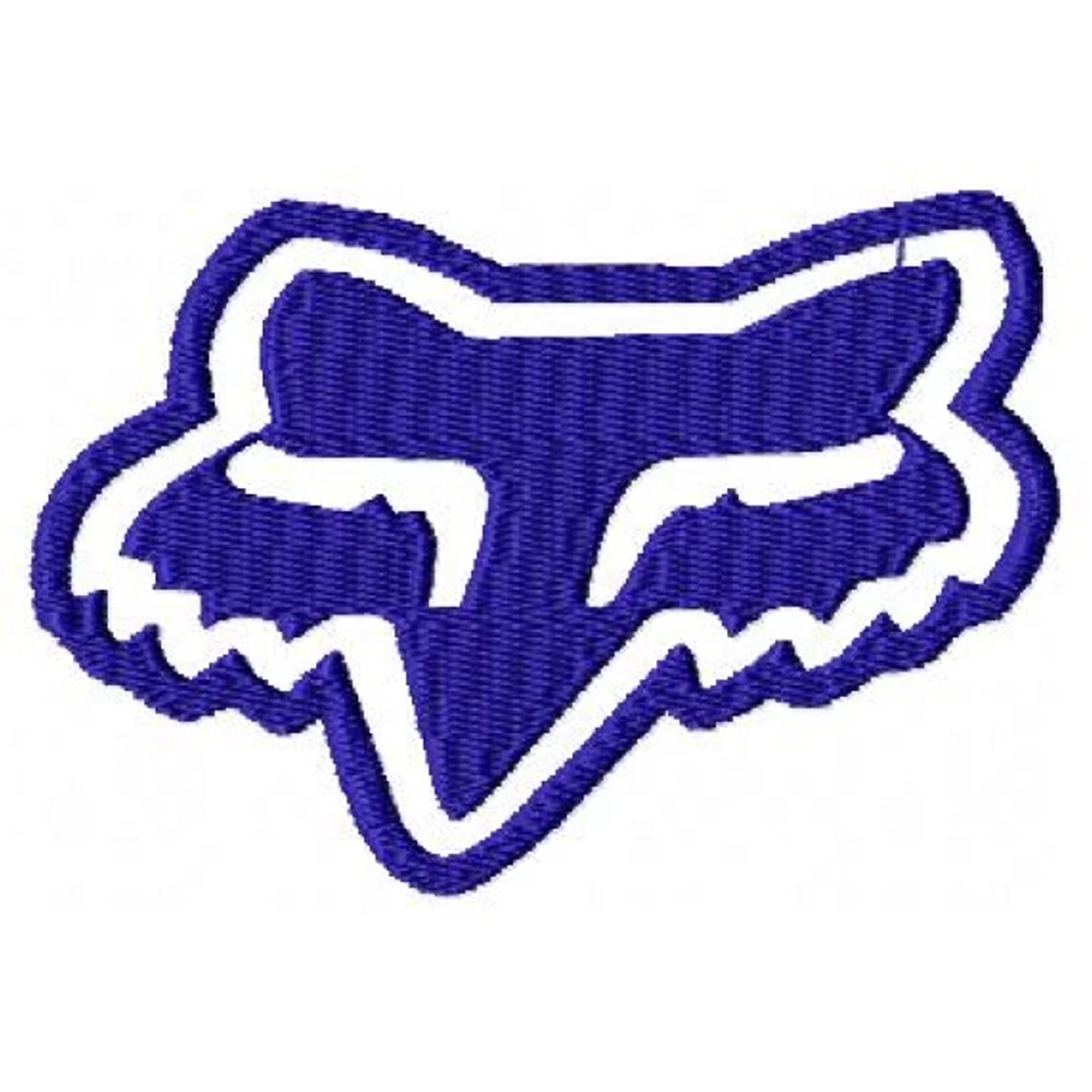 Fox Racing sport Embroidery Design
