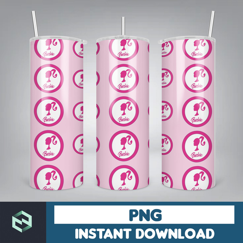 Barbi Tumbler Wrap 20 oz Skinny Tumbler Sublimation Design, Straight & Tapered Tumbler Wrap (55).jpg