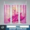 Barbi Tumbler Wrap 20 oz Skinny Tumbler Sublimation Design, Straight & Tapered Tumbler Wrap (8).jpg