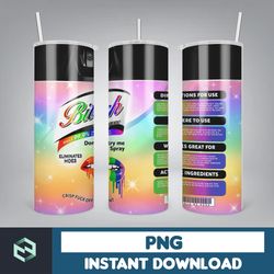 Bitch Spray, Bitch Be Gone 20oz Tumbler Wrap PNG File For Sublimation, Rainbow Bitch Spray, Tumbler PNG (1)