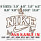 Nike X Butterfly Embroidery Design