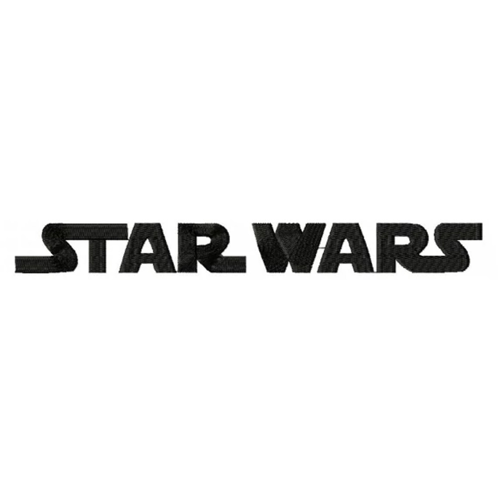 Star Wars Logo Embroidery Design