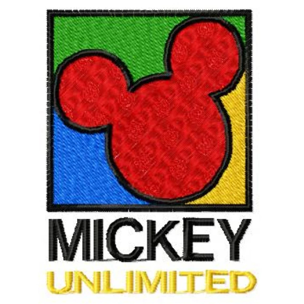 Mickey Unlimited Embroidery Design
