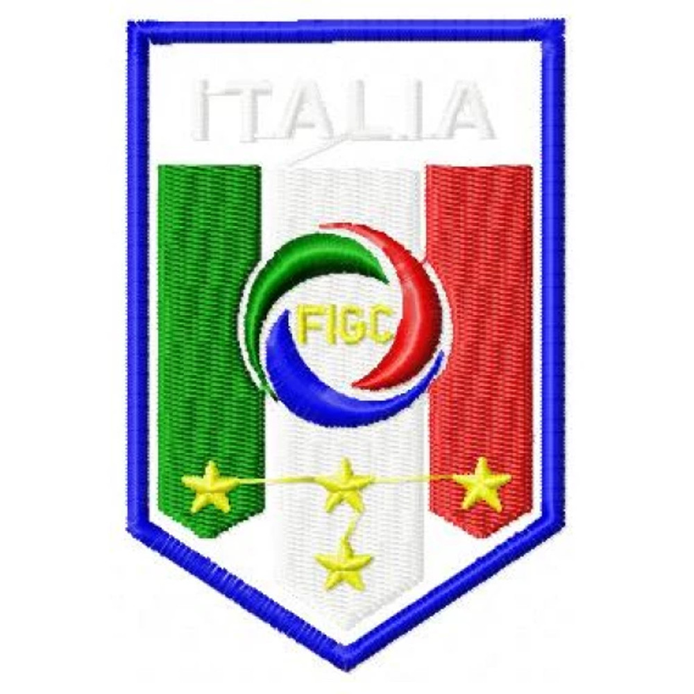 Italia Logo Embroidery Design