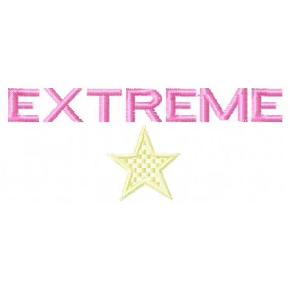 Extreme Logo Embroidery Design