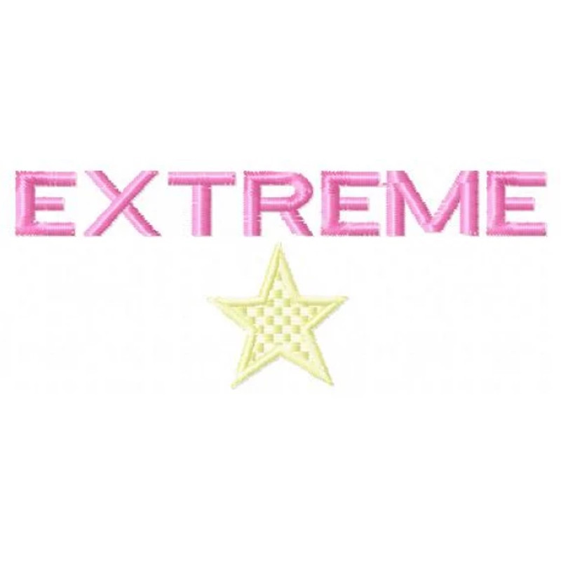 Extreme Logo Embroidery Design