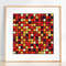 geometric cross stitch pattern mosaic