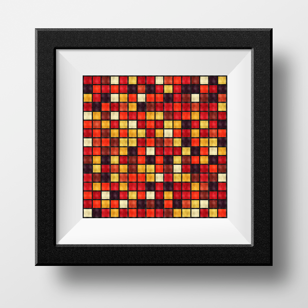 mosaic cross stitch pattern
