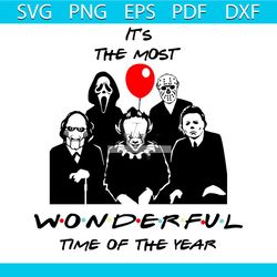its the most wonderful time of the year horror character movie svg