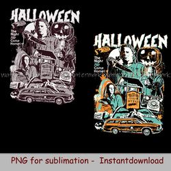 halloween michael myers png file, vintage halloween png, horror character png sublimation, instantdownload