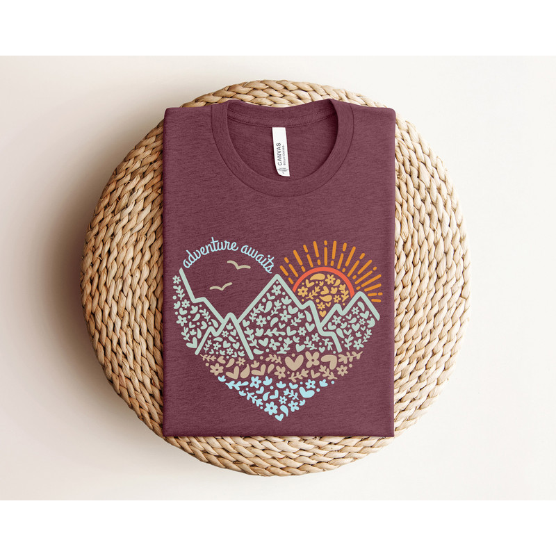 Adventure Awaits Shirt,Nature Lover Shirt,Camping Shirts,Wanderlust Explore More Tee,Travel Shirt,Road Trip Shirt,Family Hiking Tshirt - 2.jpg