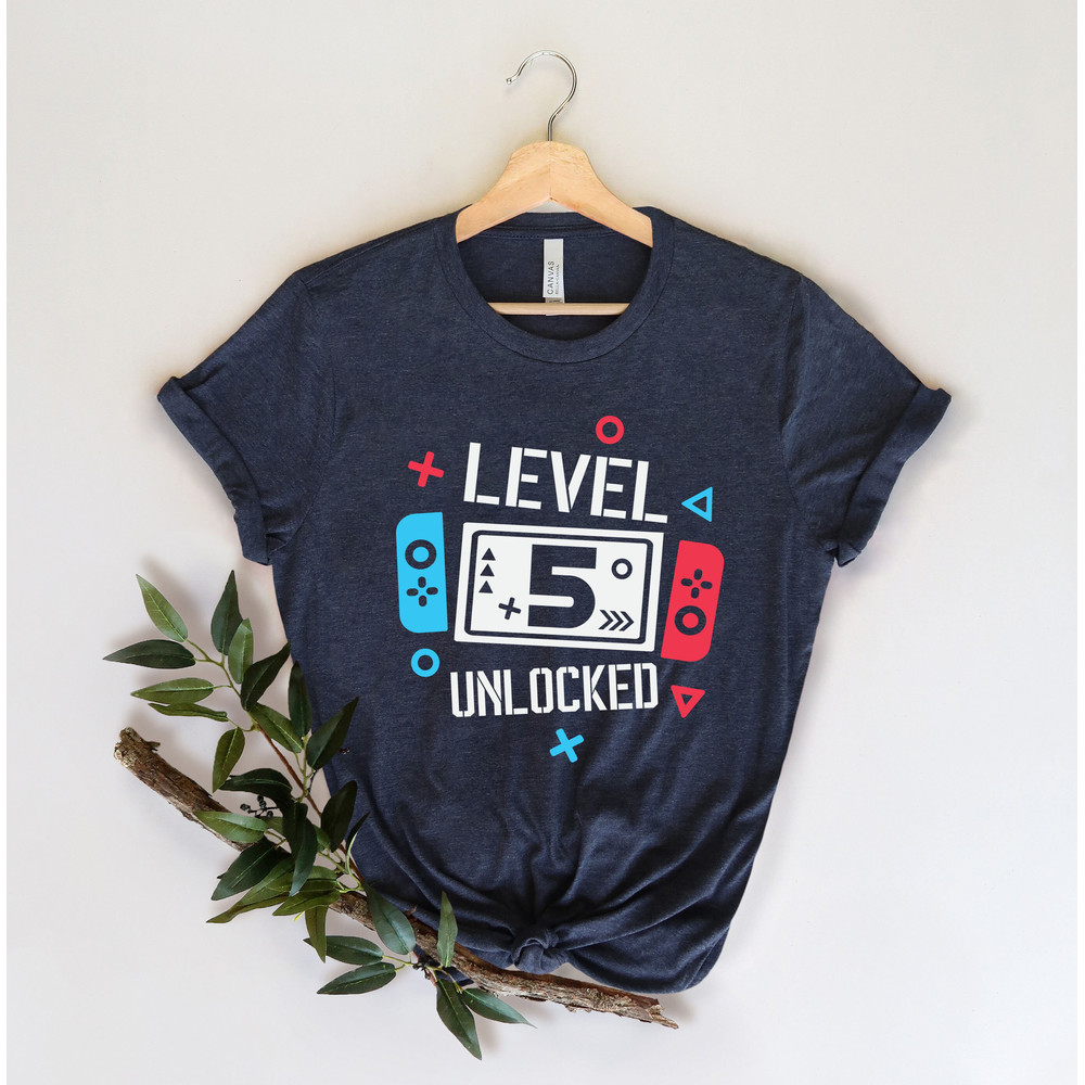 Birthday Shirt for Gamers,Level 5 Unlocked Birthday Shirt,Kids Birthday Shirt,Birthday Party Shirt,5 years Old Gamer Shirt,Funny Kids Gamer - 4.jpg