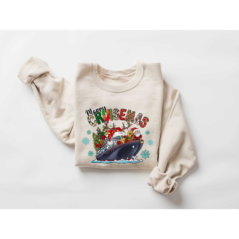 Christmas Cruisin' Crew 2023 Shirt, Christmas Cruise Shirt, Family Christmas Cruise Shirt, Group Christmas Cruise Shirt, Christmas Shirt - 1.jpg