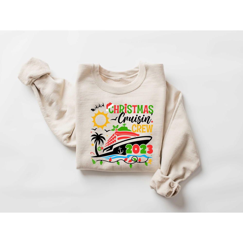 Christmas Cruisin' Crew 2023 Shirt, Christmas Cruise Shirt, Family Christmas Cruise Shirt, Group Christmas Cruise Shirt, Christmas Shirt - 4.jpg