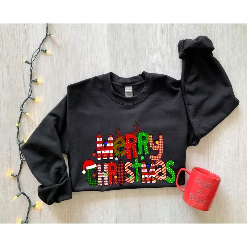 Christmas Sweatshirt, Womens Christmas Sweatshirt, Christmas Sweatshirts for Women, Christmas Gift Women,Merry Christmas Sweatshirt - 1.jpg