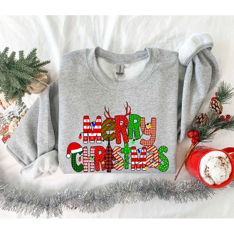Christmas Sweatshirt, Womens Christmas Sweatshirt, Christmas Sweatshirts for Women, Christmas Gift Women,Merry Christmas Sweatshirt - 3.jpg
