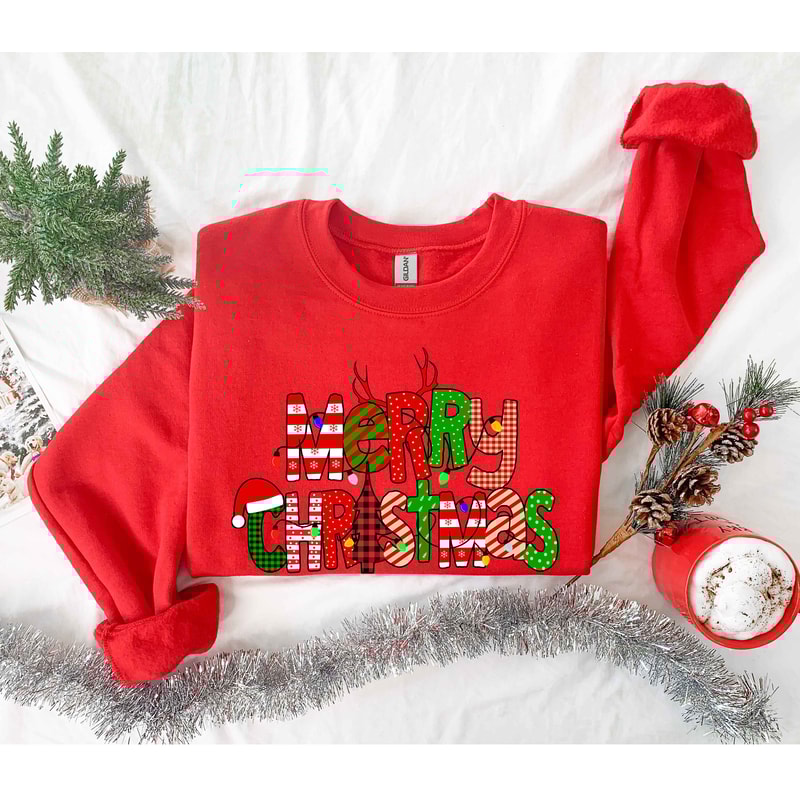 Christmas Sweatshirt, Womens Christmas Sweatshirt, Christmas Sweatshirts for Women, Christmas Gift Women,Merry Christmas Sweatshirt - 4.jpg