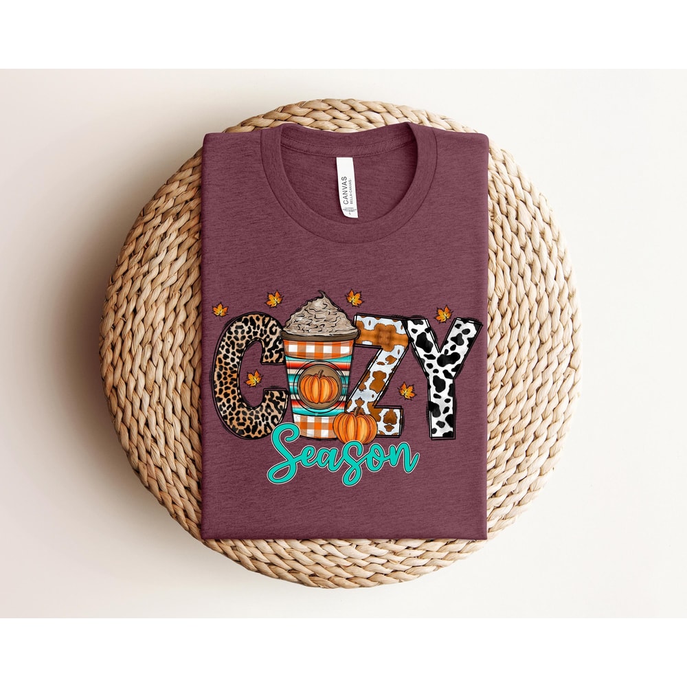 Cozy Season Fall Sweatshirt, 2023 Happy Thanksgiving, Hello Pumpkin Sweatshirt, Fall Hoody, Autumn Sweatshirt, Fall Shirt, Thanksgiving Tee - 1.jpg