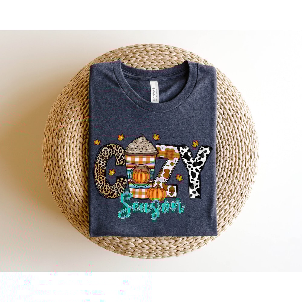 Cozy Season Fall Sweatshirt, 2023 Happy Thanksgiving, Hello Pumpkin Sweatshirt, Fall Hoody, Autumn Sweatshirt, Fall Shirt, Thanksgiving Tee - 5.jpg