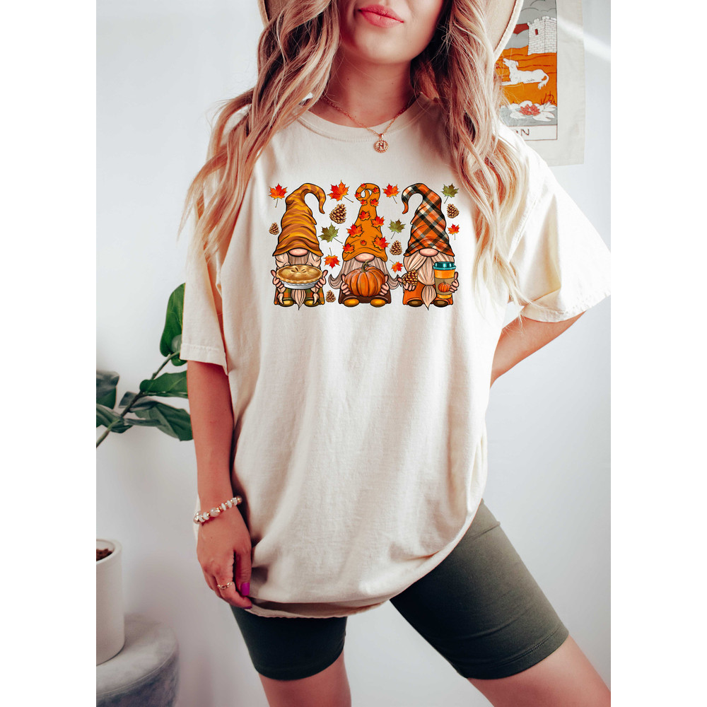Cute Fall Sweatshirt, Fall Gnomes Sweat, Thanksgiving Sweat, Autumn Sweat, Pumpkin Sweat, Gnome Fall Sweat, Thanksgiving Gnomes,Gnomes Sweat - 3.jpg