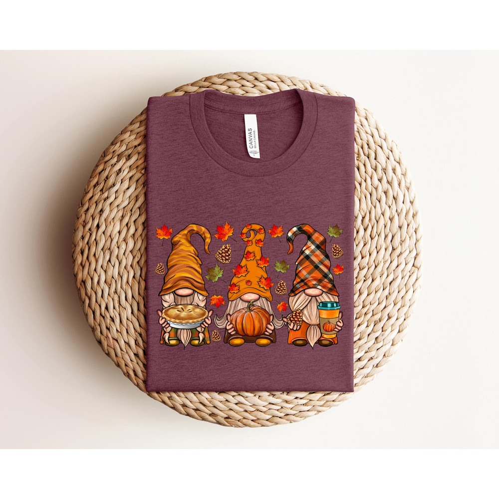 Cute Fall Sweatshirt, Fall Gnomes Sweat, Thanksgiving Sweat, Autumn Sweat, Pumpkin Sweat, Gnome Fall Sweat, Thanksgiving Gnomes,Gnomes Sweat - 4.jpg