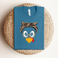 cute turkey fall thanksgiving shirt, thanksgiving family matching shirt, turkey face shirt, funny thanksgiving shirt, th