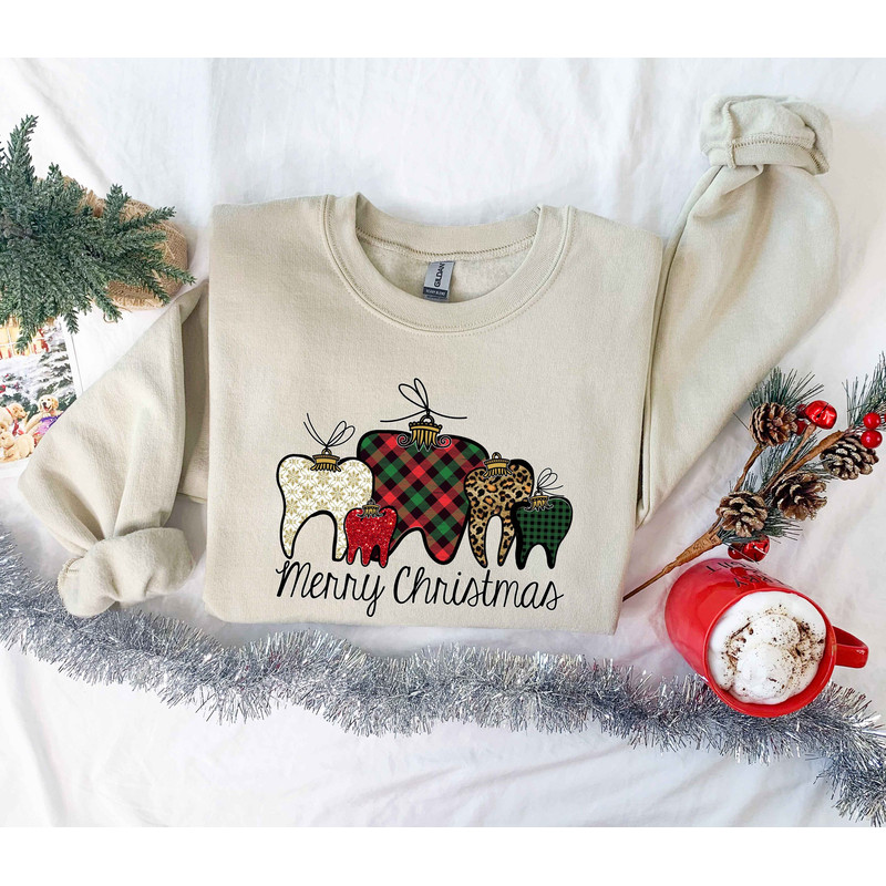 Dental Merry Christmas Sweatshirt,Christmas Dentist Hoodie,Dental Squad Sweater,Christmas Gift For Dentist,Dental Assistant Sweater - 1.jpg