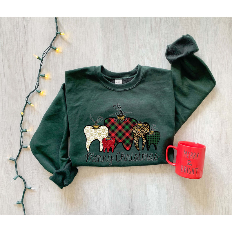 Dental Merry Christmas Sweatshirt,Christmas Dentist Hoodie,Dental Squad Sweater,Christmas Gift For Dentist,Dental Assistant Sweater - 4.jpg