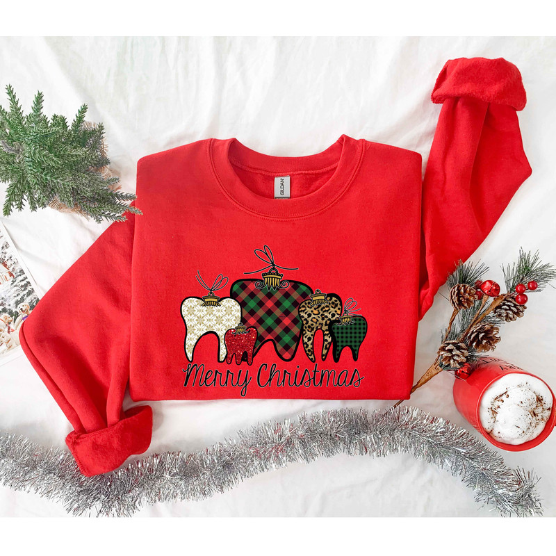 Dental Merry Christmas Sweatshirt,Christmas Dentist Hoodie,Dental Squad Sweater,Christmas Gift For Dentist,Dental Assistant Sweater - 5.jpg