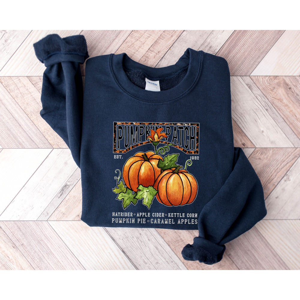 Farm Fresh Pumpkin Sweatshirt, Pumpkin Patch Shirt, Womens Halloween Shirt, Fall Sweatshirt, Pumpkin Shirt, Fall Sweater, Fall Crewneck - 5.jpg